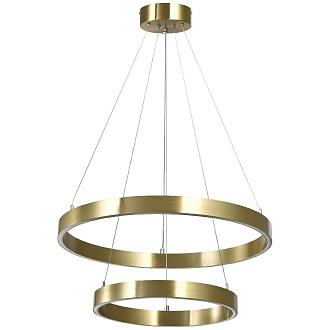 Светильник 60 см, 60W, 3000-6000K, Lightstar Saturno 748113, золото