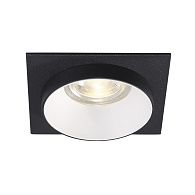Светильник встраиваемый Crystal Lux CLT 044C1 WH-BL-BL черный/белйы, вр 6,2 см