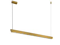Люстра  1200*40*1500, LED, 35W 4000K NewRgy LED 231101-DW BRASS, Бронза