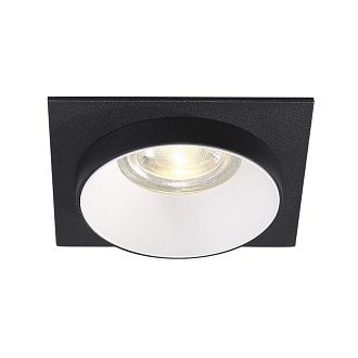 Светильник встраиваемый Crystal Lux CLT 044C1 WH-BL-BL черный/белйы, вр 6,2 см