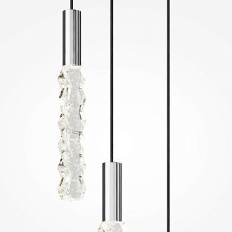 Подвесной светильник 30 см, 9W, 3000K, Maytoni Selemo MOD328PL-L9CH3K, хром