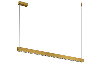 Люстра  1200*40*1500, LED, 35W 4000K NewRgy LED 231101-DW BRASS, Бронза