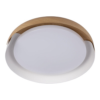 Светильник 46 см, 28W, 4000K Loft It (Light for You) Coin 10198 White, белый-дерево