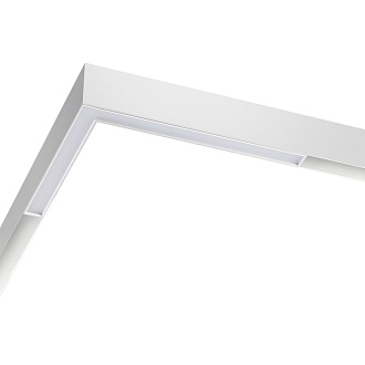 Светодиодный светильник 25 см, 24W, 3000-6500K, Novotech Shino Flum 358912, белый