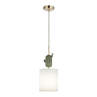 Подвесной светильник  18*18*48-199 см, 1*E14*40W Odeon Light Cactus 5425/1 золотой