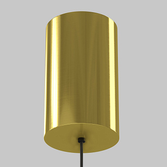 Подвесной светильник 12*12*16,4 см, LED, 12W, 3000К, Maytoni Technical Glare P102PL-12W3K-BS латунный