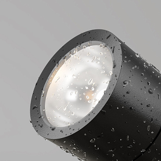 Светильник 11 см, 15W, 3000K, Maytoni Bern O050FL-L15GF3K, графит