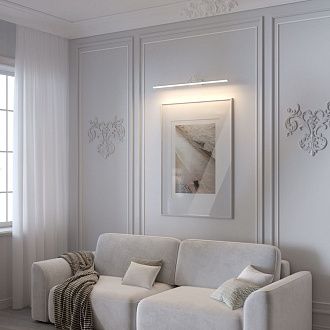 Светильник настенный светодиодный 89 см, 18W, 4000K, Elektrostandard Monza 40156/LED, белый