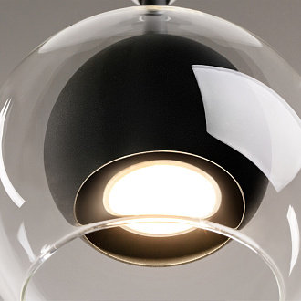 Подвесной светильник 16*74*362,5 см, 1 GU10*28W Ros MOD227PL-01B Maytoni, Черный