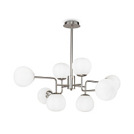 Подвесная люстра Maytoni Erich MOD221-PL-08-N, диаметр 96 см, матовый никель