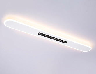 Светильник 120*12,5*4 см, LED 70W, 3000К, белый, черный Ambrella Comfort LineTech FL51445