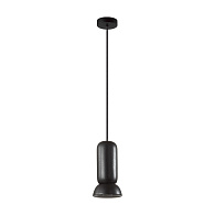 Подвес 11*11*120 см, 1 GU10*4W, Odeon Light Kerama, черный 5054/1D