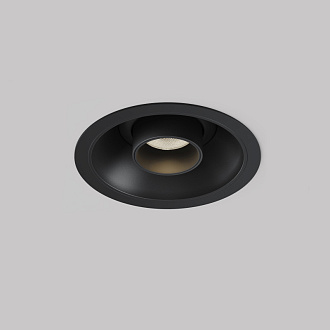 Встраиваемый светильник 3*3*31,6 см, LED, 7W, 3000К, Maytoni Technical Focus T C140RS-L300-7W3K-B черный, вр 7,5 см
