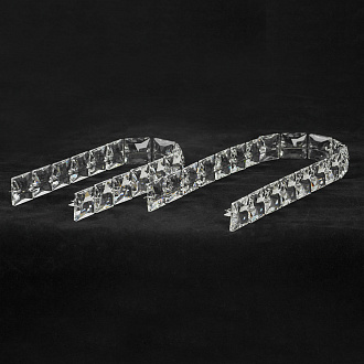 Люстра подвесная 60*45/120 см, 1*LED*36W 4000K Lussole Napa LSP-7266 хром