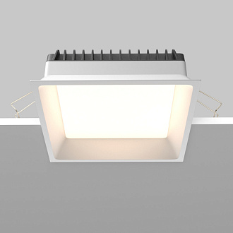 Светильник 17 см, 24W, 3000-6000K, DL056-24W3-4-6K-W, белый, вр 16,1*16,1 см