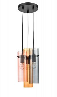 Подвесной светильник Vele Luce Miele VL2092P03 черный, диаметр 22 см