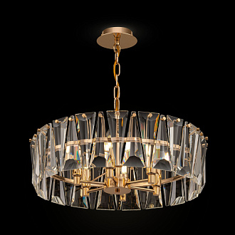 Подвесная люстра Maytoni Puntes MOD043PL-06G, диаметр 53 см, золото