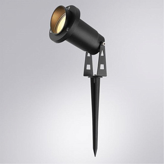 Встраиваемый в грунт светильник 11*8*25 cм, 1*GU10*35W Arte Lamp Elsie A1522IN-1BK черный