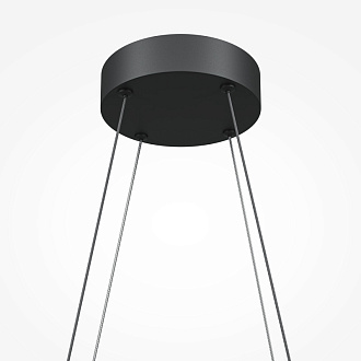 Подвесная люстра 103,5*30*307 см, LED, 40W, 4000К, Maytoni Halo MOD244PL-L50BK черный