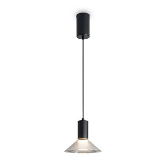 Подвесной светильник 18*200 см, LED, 6W, 3000К, Freya Lake FR6179PL-L6B черный