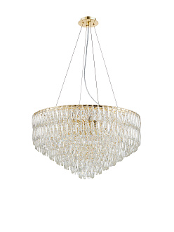 Люстра  800*460, 18*E14, 40W NewRgy Cristallo NW075-ф800*H460 H GOLD, H GOLD