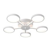 Люстра 62*62*9 см, 5*LED*65W, 3000K Gerhort G61341/5WT, Белый