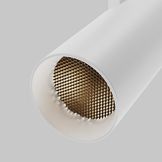 Трековый трехфазный светильник 8 см, 30W, 2700-5000K, Maytoni Focus Led TR197-3-30WCCT-M-W, белый
