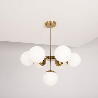 Подвесной светильник Copper Light Chandelier 7 80*80*48 см, 7*E14*40W, ImperiumLoft 40.1492, Золотистый