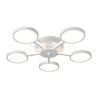Люстра 62*62*9 см, 5*LED*65W, 3000K Gerhort G61341/5WT, Белый