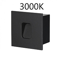 Подсветка для лестниц 8 см, 1W, 3000K, ODEON LIGHT VITTY 6650/1WL3, черный