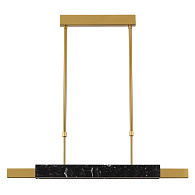 Подвесной светодиодный светильник 80*6*111 см, LED 20W 3000K Odeon Light Marmi 4361/25L античная бронза