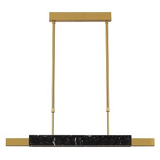 Подвесной светодиодный светильник 80*6*111 см, LED 20W 3000K Odeon Light Marmi 4361/25L античная бронза