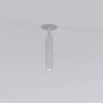 Встраиваемый LED светильник Diffe 25027/LED 5W 4200K серебро Elektrostandard, вр 4,7 см