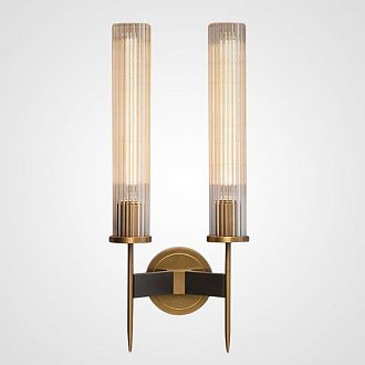 Бра Alouette 2 58*25*58 см, 2*E27*40W, ImperiumLoft BULRASH01, Латунь, Чёрный