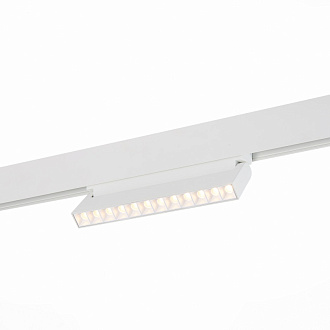 Магнитный трековый светильник 22*2 см, 12W 3000K ST LUCE SKYLINE 48 ST364.536.12 белый