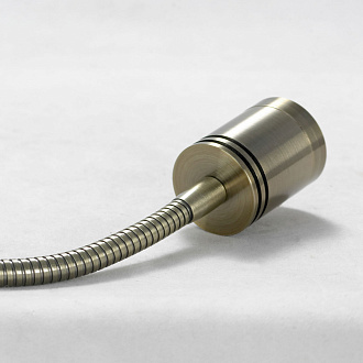 Бра настенное 11*35*11/25 см, 1*LED*3W 3000K Lussole Chambers LSP-8579 бронзовый