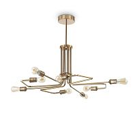 Люстра подвесная ideal lux Triumph SP8 макс.8х60Вт Е27 Латунь 160269.  см