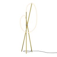 Торшер с диммером 45*45*162 см, LED*36W, 3000K, Maytoni Crochet MOD369FL-L36BS3K, черный