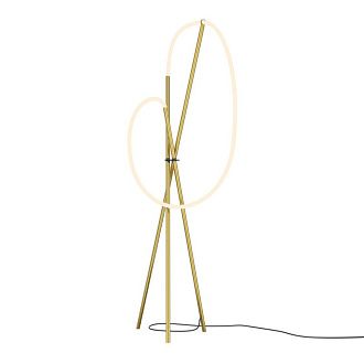 Торшер с диммером 45*45*162 см, LED*36W, 3000K, Maytoni Crochet MOD369FL-L36BS3K, черный