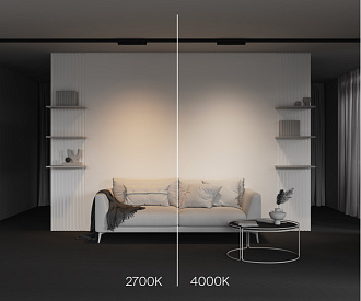 Трековый трехфазный светильник 38 см, 10W, 4000K, Maytoni Basis TR196-3-10W4K-B, черный