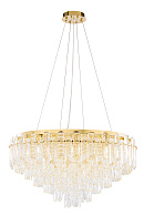 Люстра  750*420, 18*E14, 40W Sfera Sveta Хрусталь (Эконом) 1002R-750*H420 GD, Золото