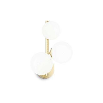 Светильник настенный ideal lux Perlage AP3 макс.3х15Вт G9 283784.  см