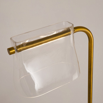 Торшер 127 см, 8W, 3000K, Maytoni Cabaret MOD170FL-L8BS3K, латунь