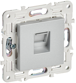 SKANDY Розетка комп. RJ45 кат.6 SK-K02S сереб. IEK, SK-K10-2-K23