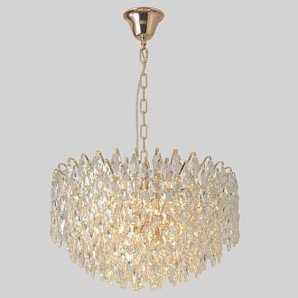 Подвесная люстра 50 см, Crystal Lux HEDONIST SP12, золото