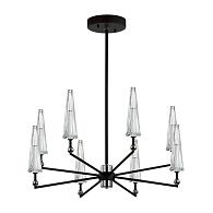 Люстра  80*80*47-82 см, 1*LED*39W Odeon Light Fungo 5429/39L черный