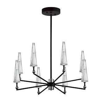 Люстра  80*80*47-82 см, 1*LED*39W Odeon Light Fungo 5429/39L черный
