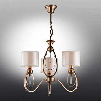 Подвесная люстра 50*90 см, 3*E27, 40W, Omnilux Omnilux 638 OML-63813-03, бронзовый