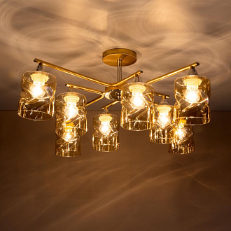 Люстра 70 см Citilux Клод CL137182 золото