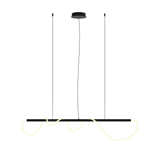 Подвесной светильник 18*140 см, LED 43W, 3000К, Черный Maytoni Tau MOD146PL-L30B3K